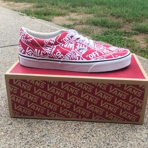 Mens Red Vans🌹